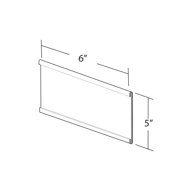 6"W x 5"H Adhesive-Back Nameplate, PK10